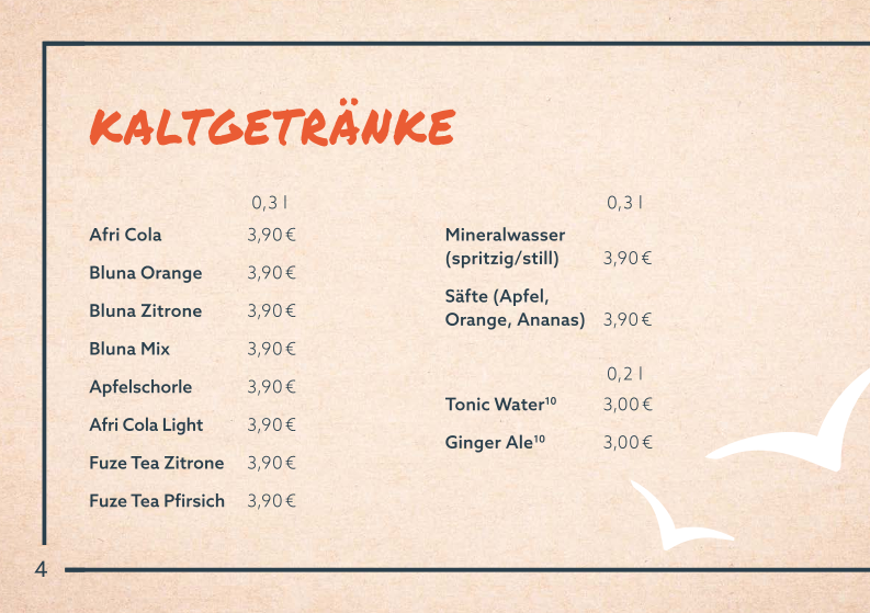 Speisekarte photo 8