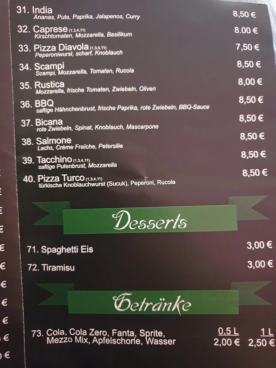 Speisekarte photo 3