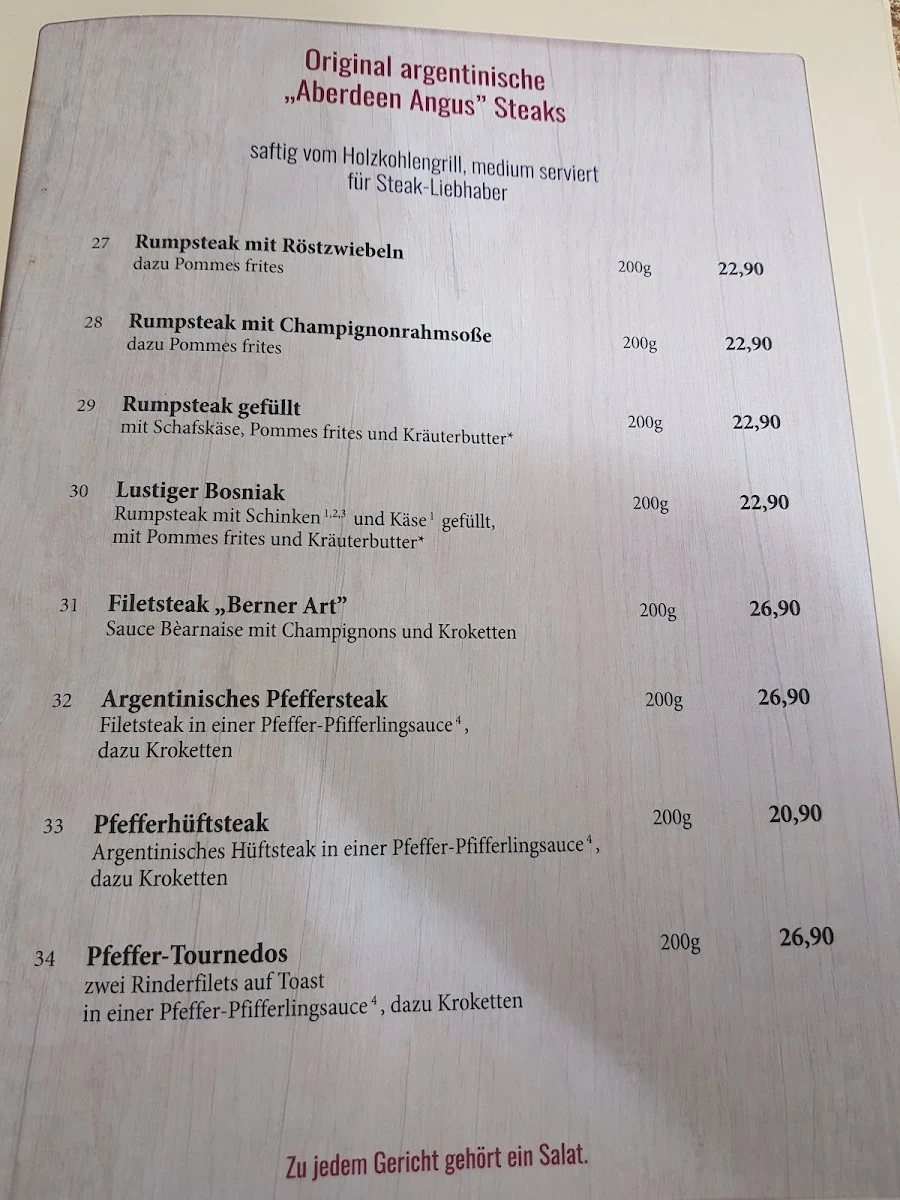 Speisekarte photo 1