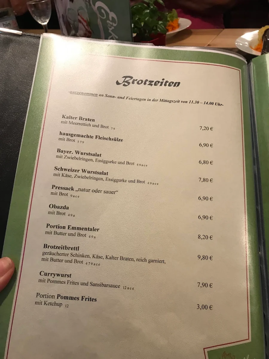 Speisekarte photo 5
