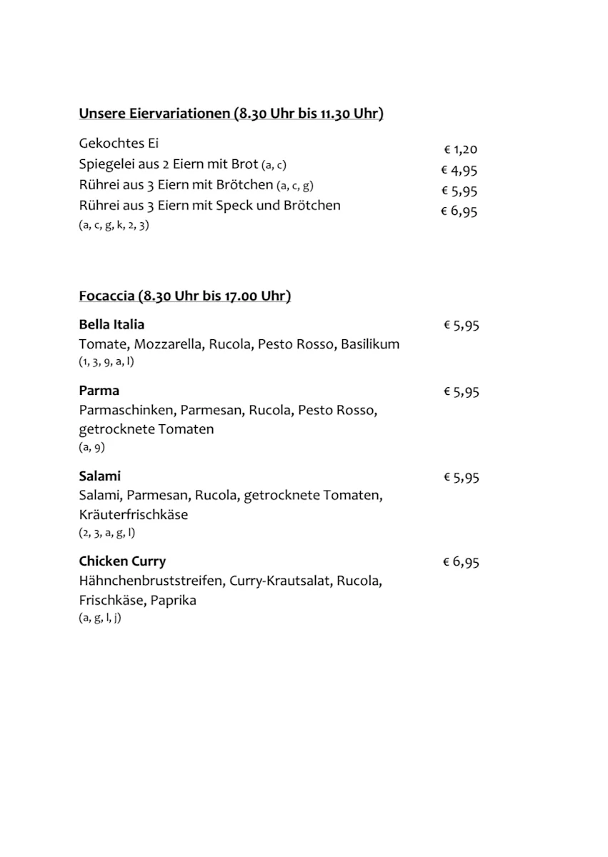 Speisekarte photo 4