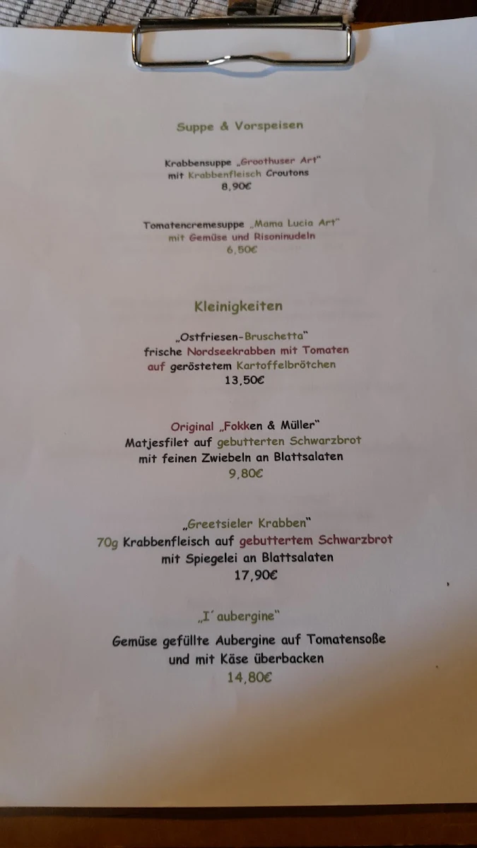 Speisekarte photo 8