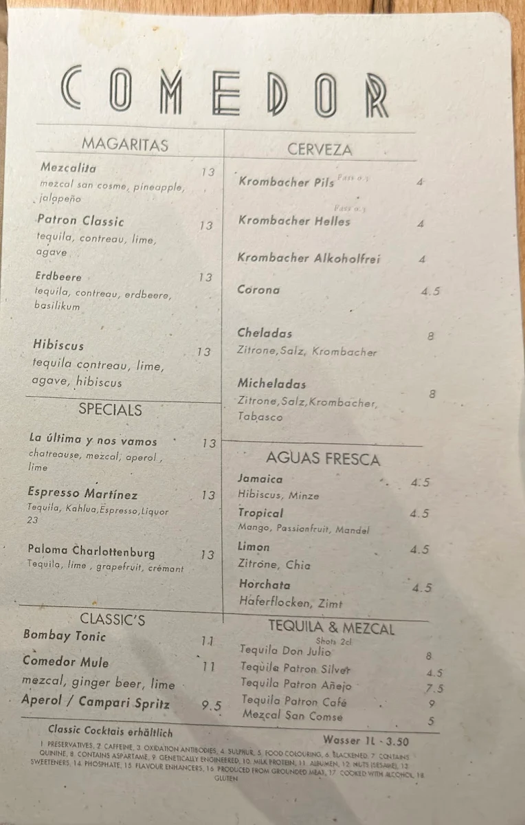 Speisekarte photo 5