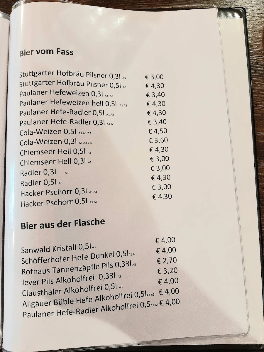 Speisekarte photo 4