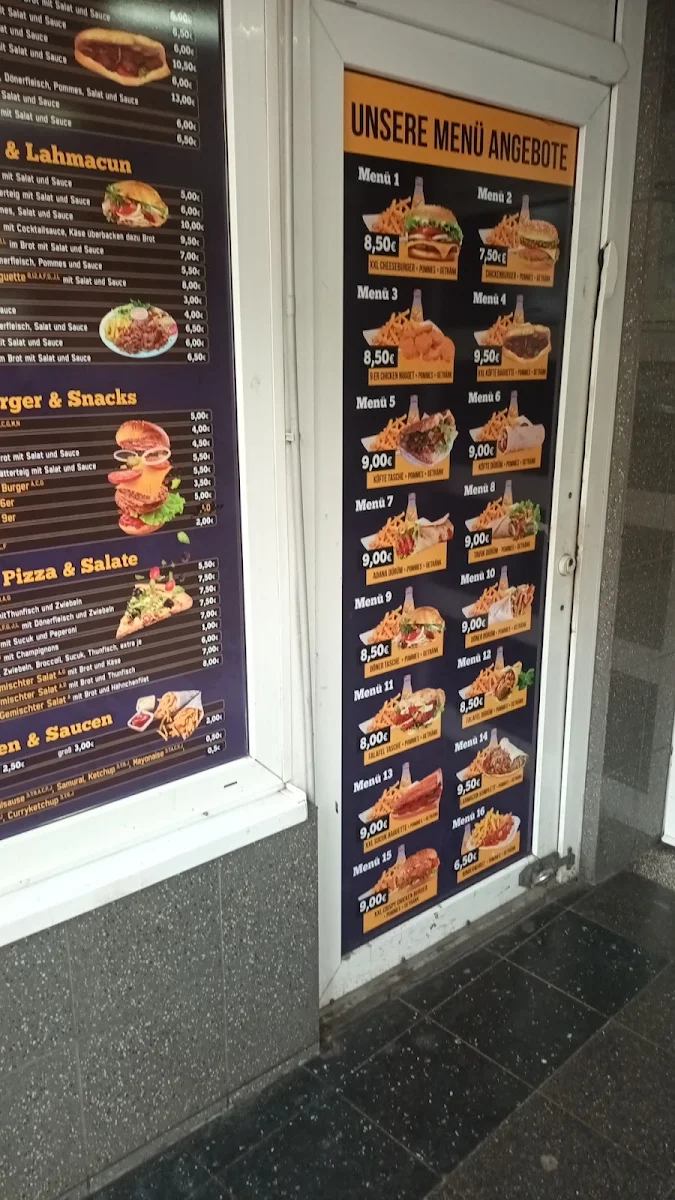 Speisekarte, Medinem Kebaphaus