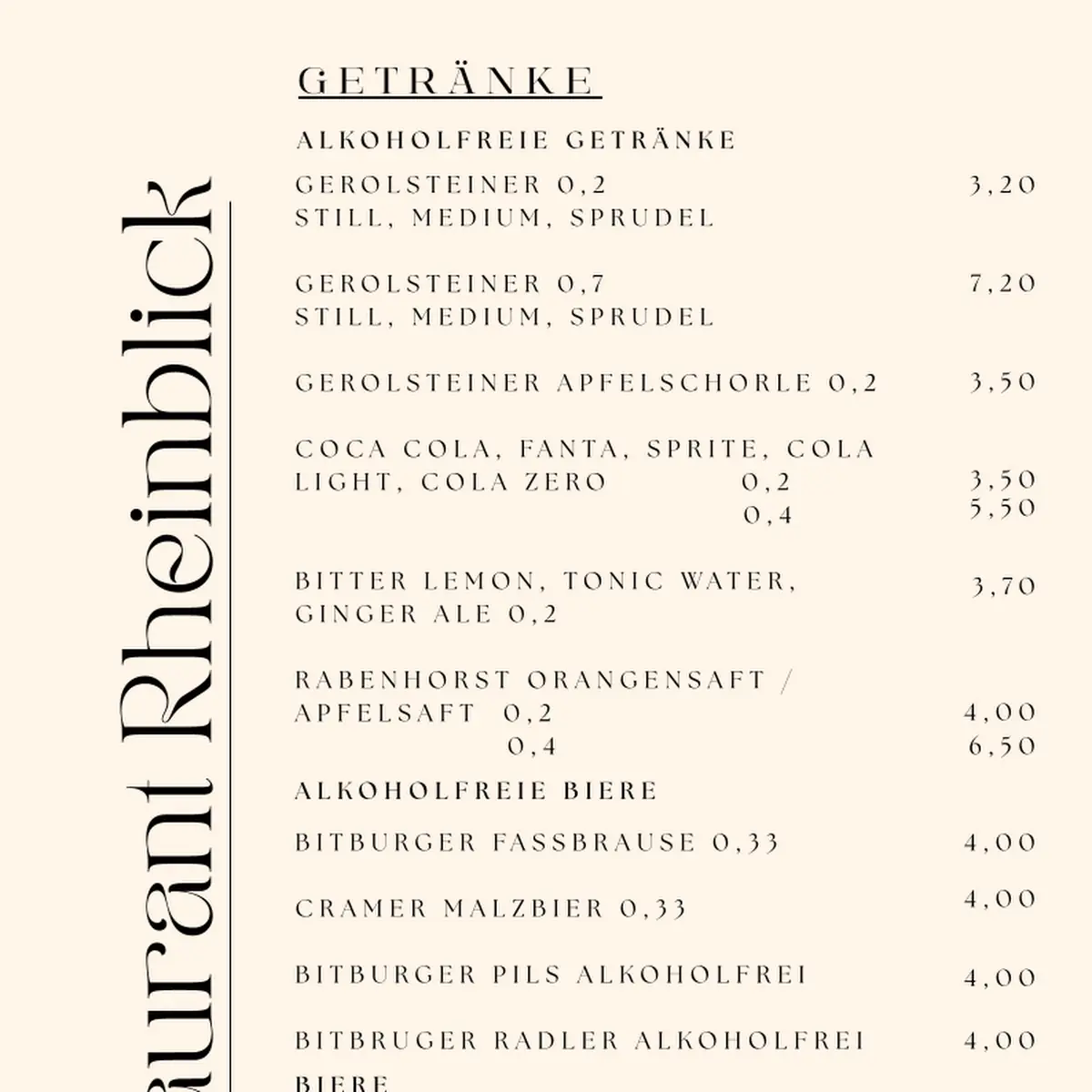Speisekarte photo 2