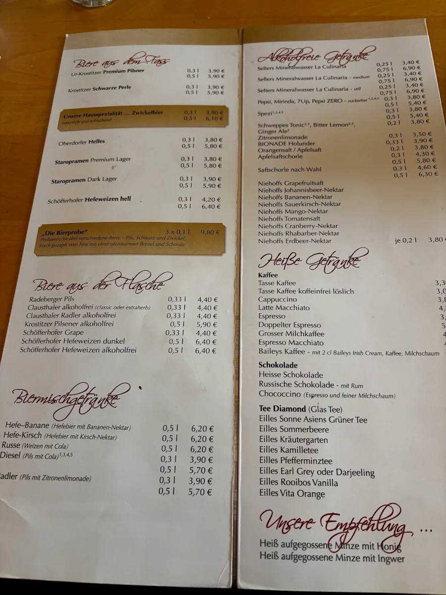 Speisekarte photo 3