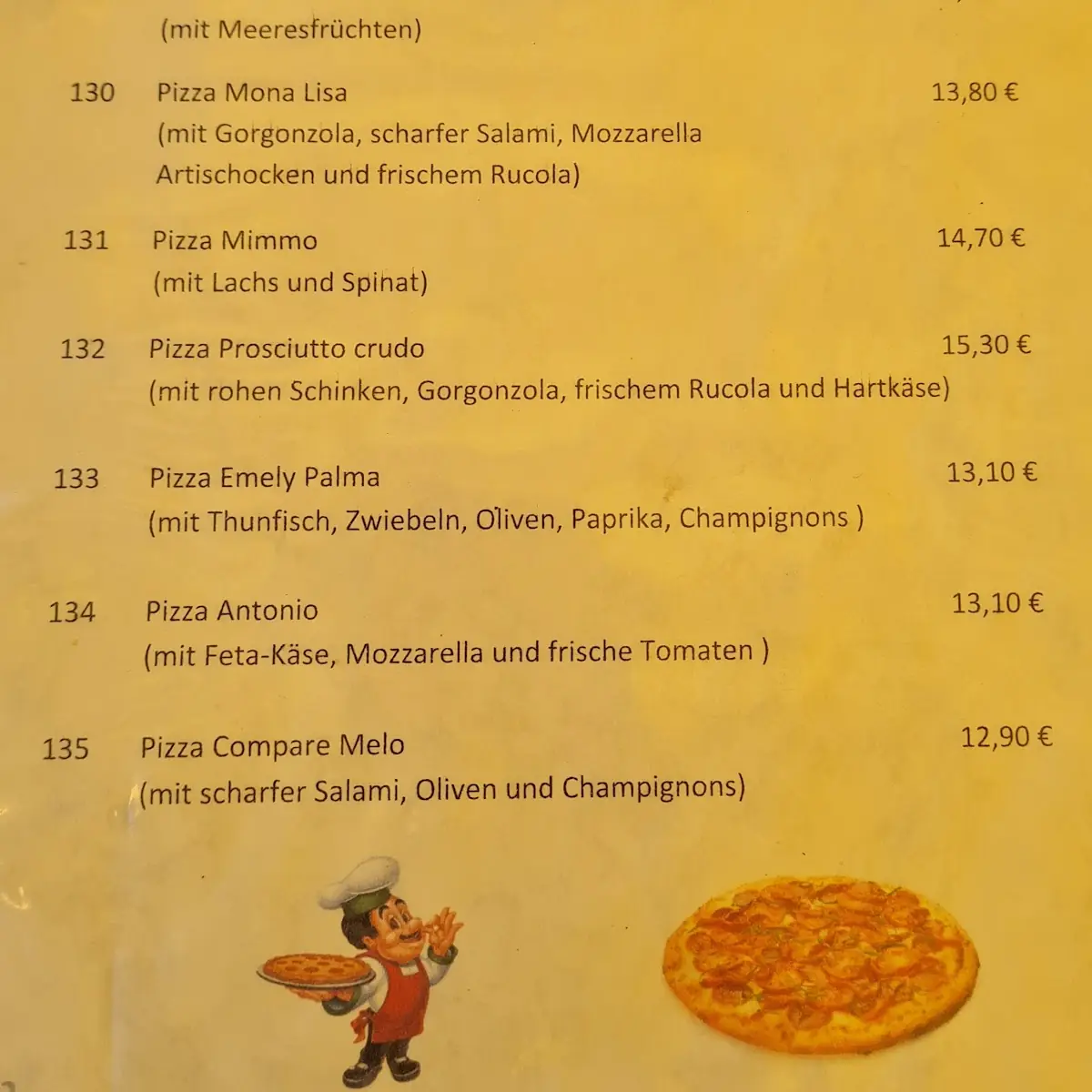 Speisekarte photo 5