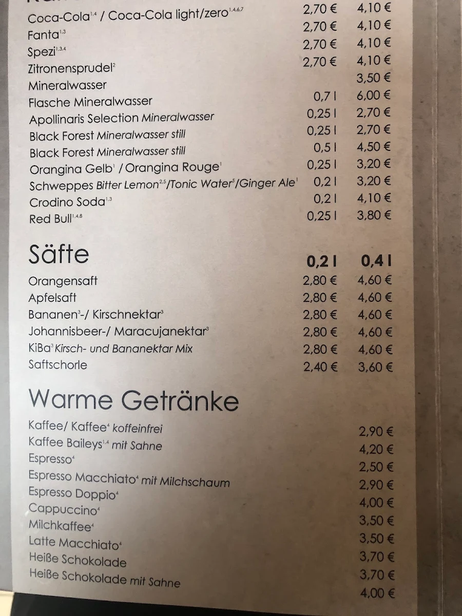 Speisekarte photo 1