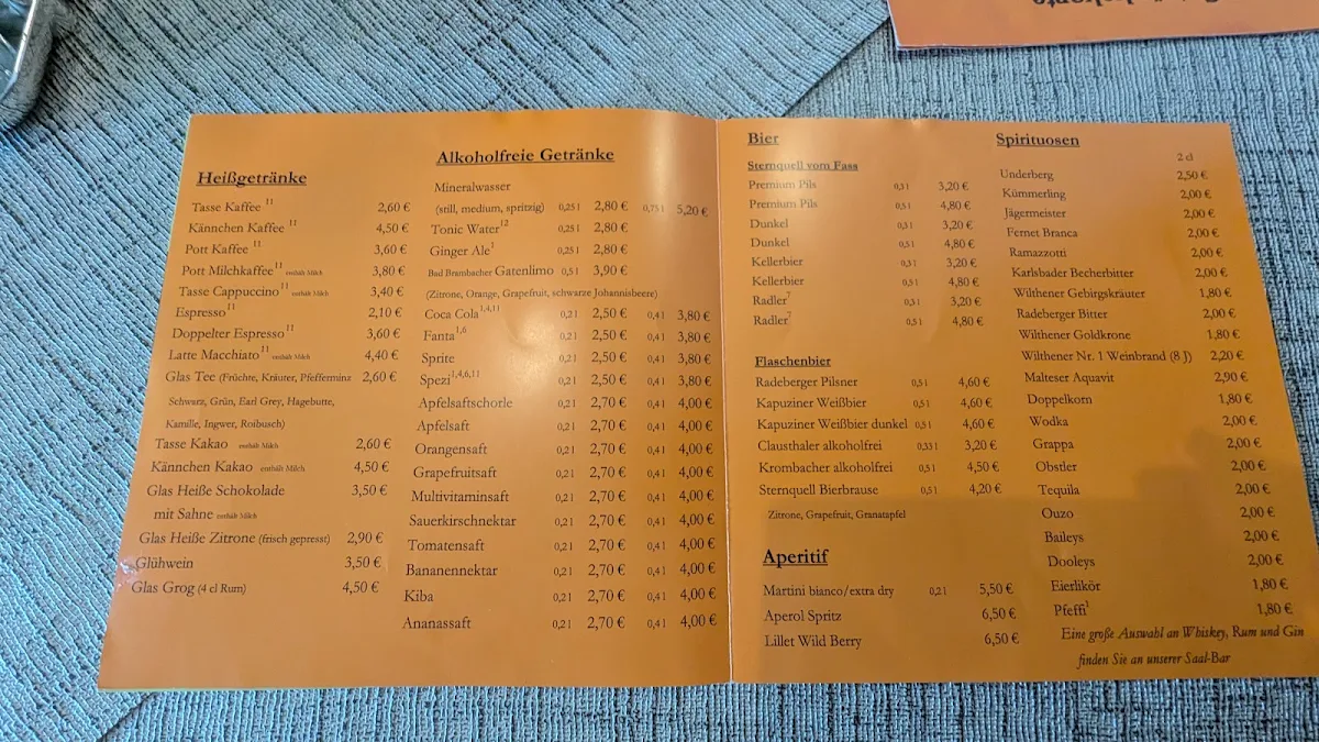Speisekarte photo 2