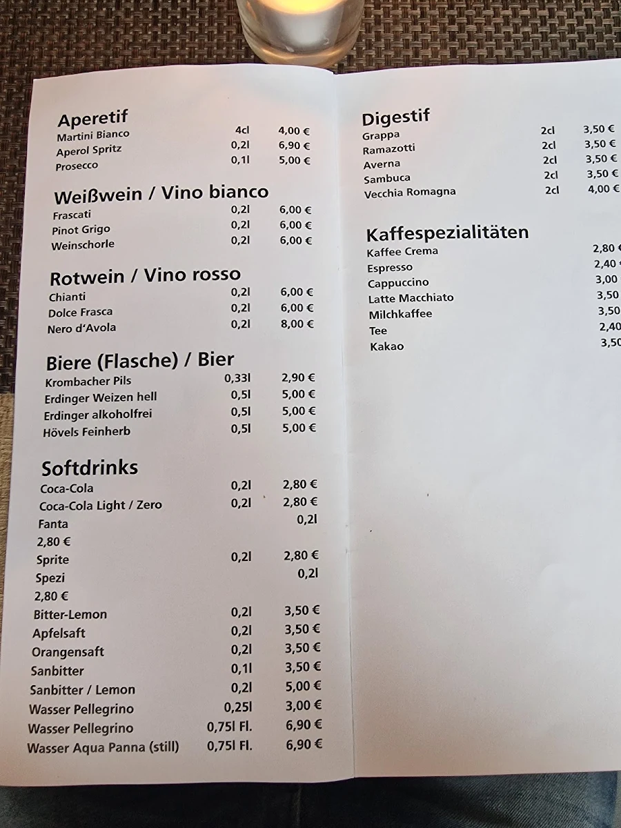 Speisekarte photo 1