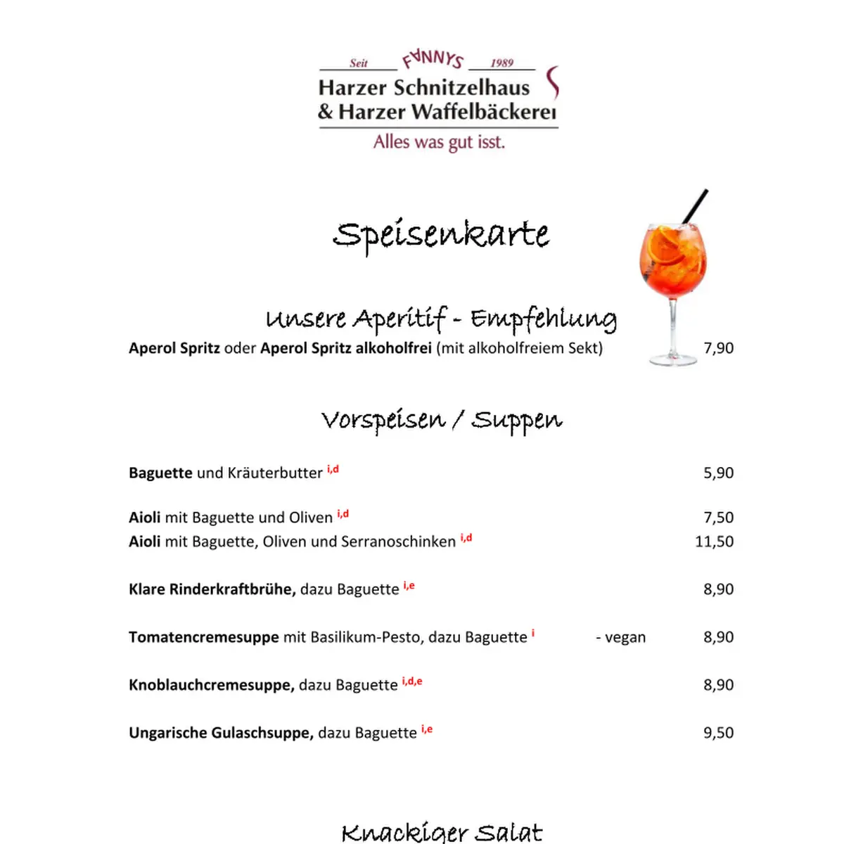 Speisekarte photo 6