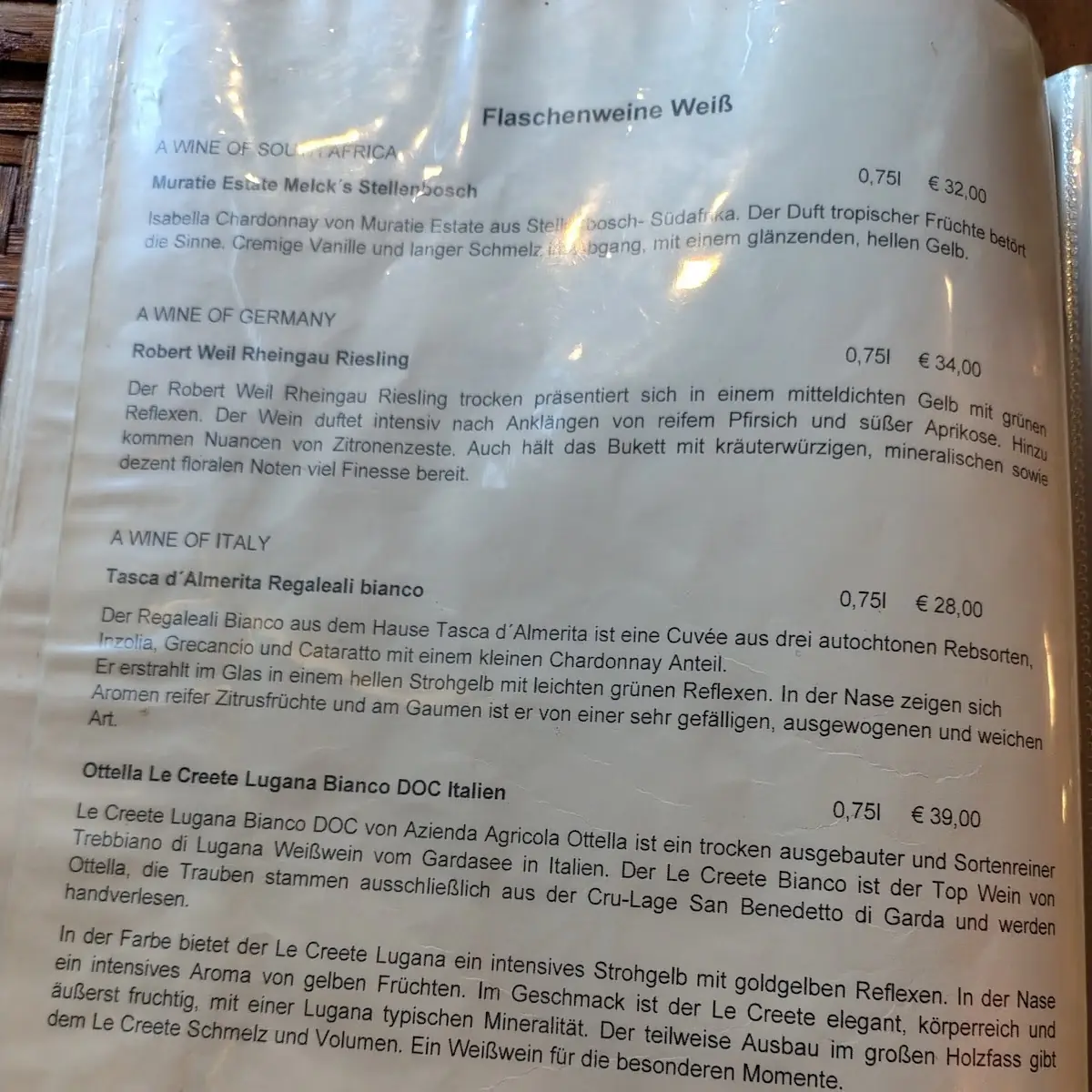 Speisekarte photo 1