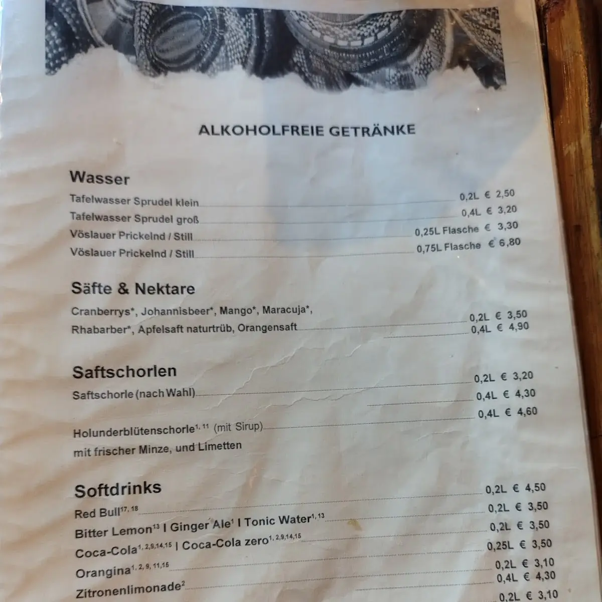 Speisekarte photo 6