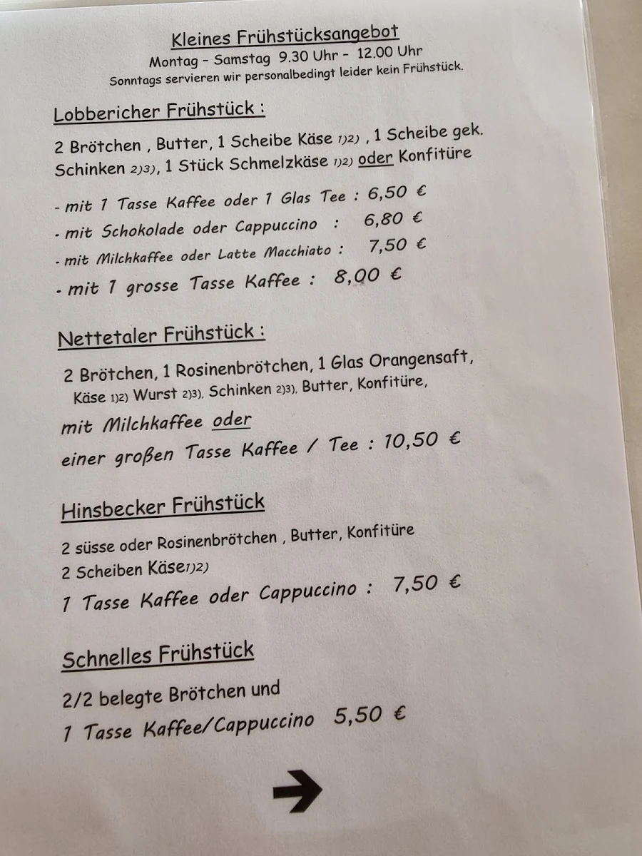 Speisekarte photo 1