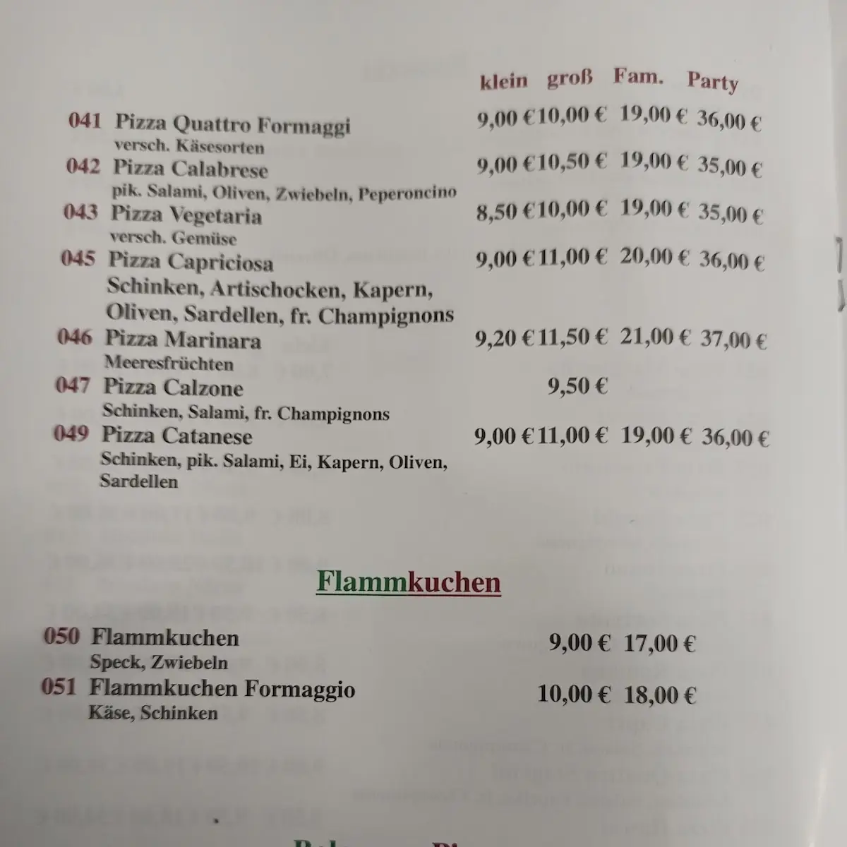 Speisekarte photo 4