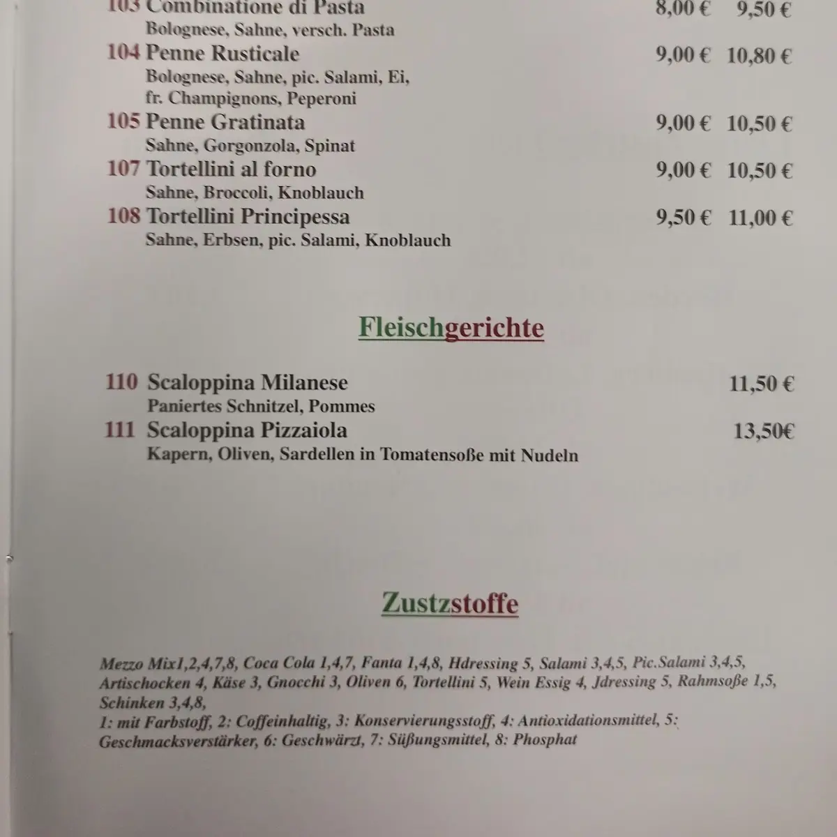 Speisekarte photo 5