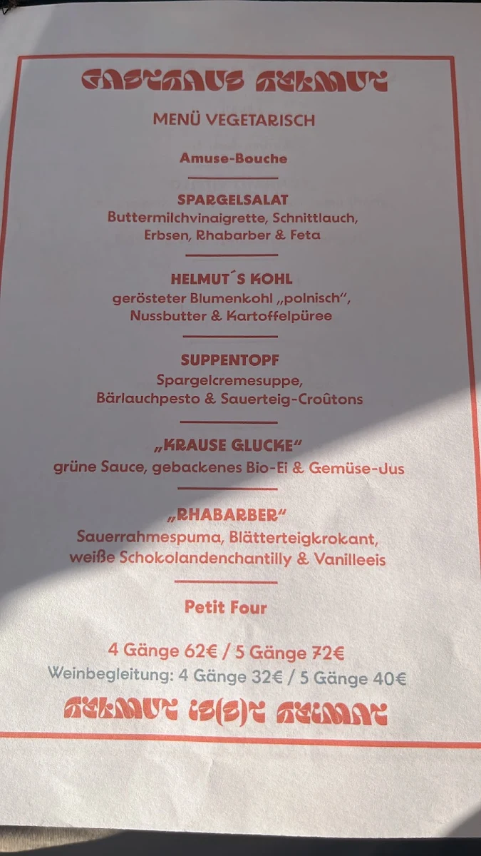 Speisekarte photo 1