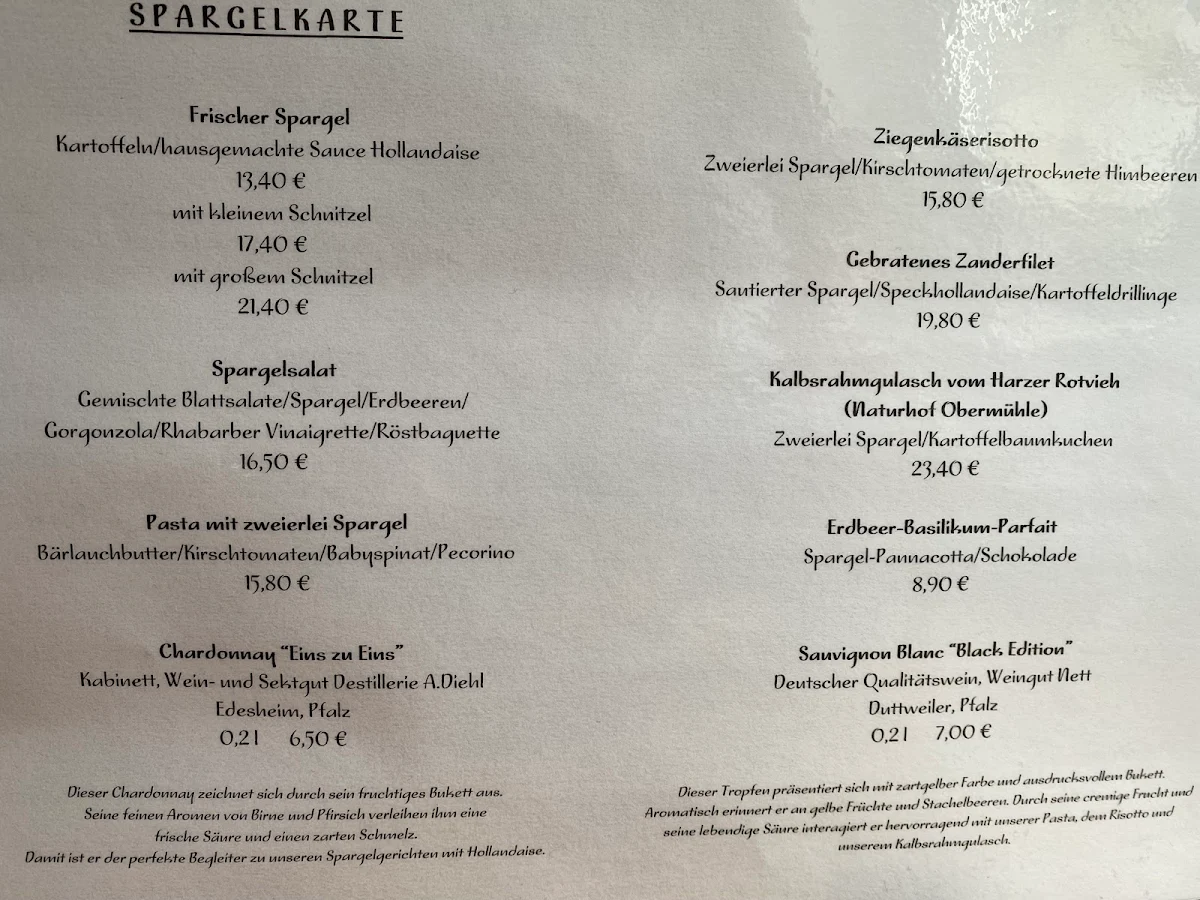 Speisekarte photo 1