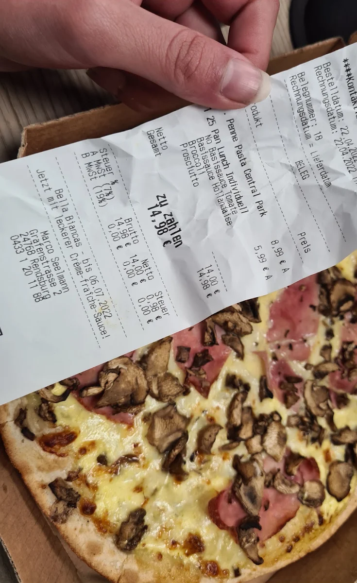 Speisekarte, Domino's Pizza Rendsburg