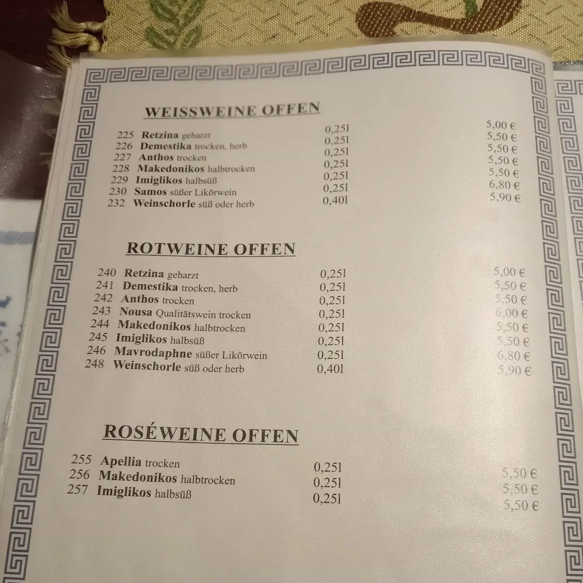 Speisekarte photo 10