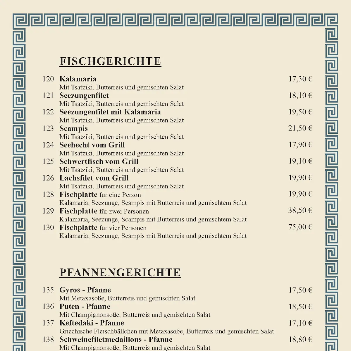 Speisekarte photo 3