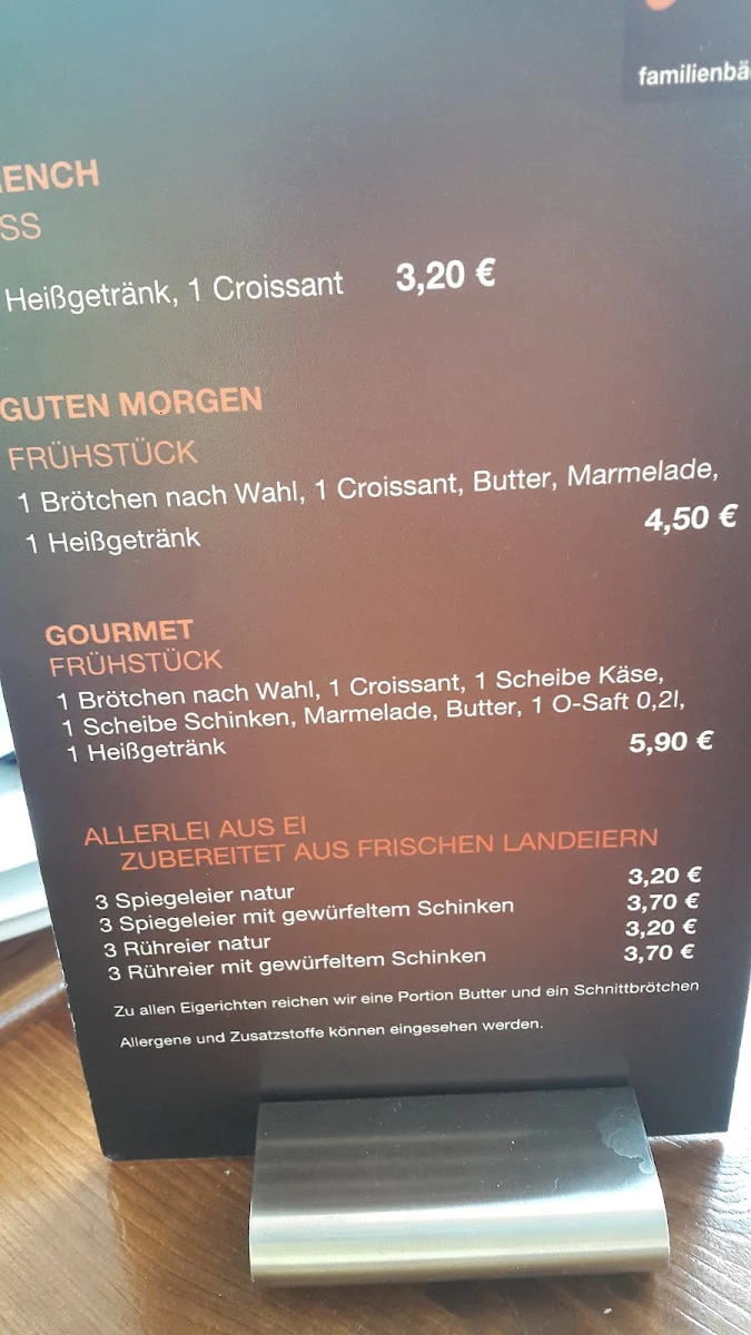 Speisekarte photo 1