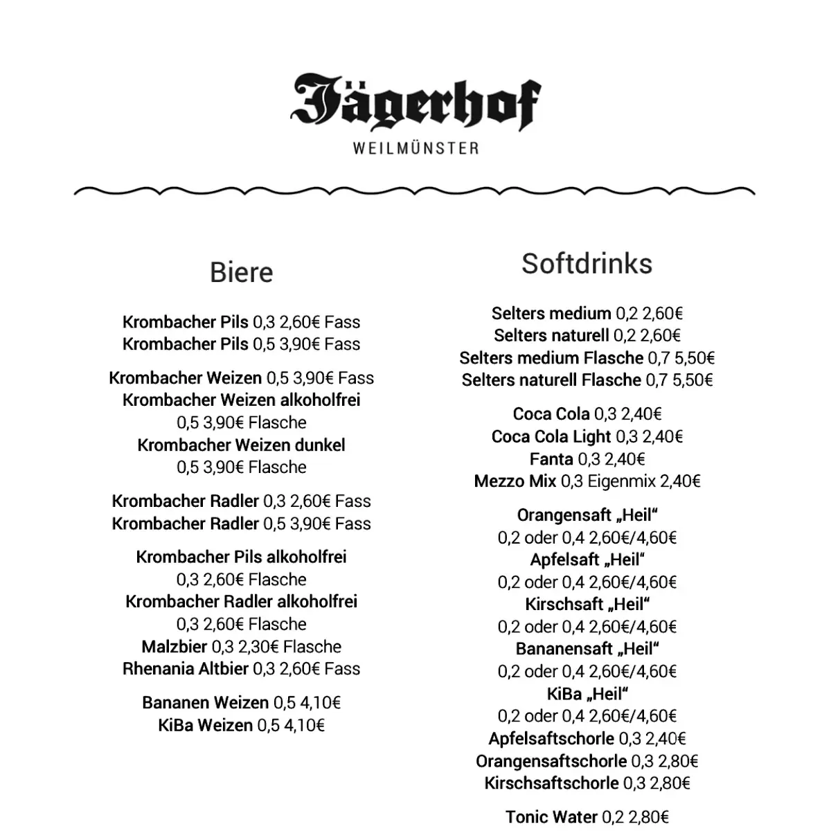 Speisekarte photo 3