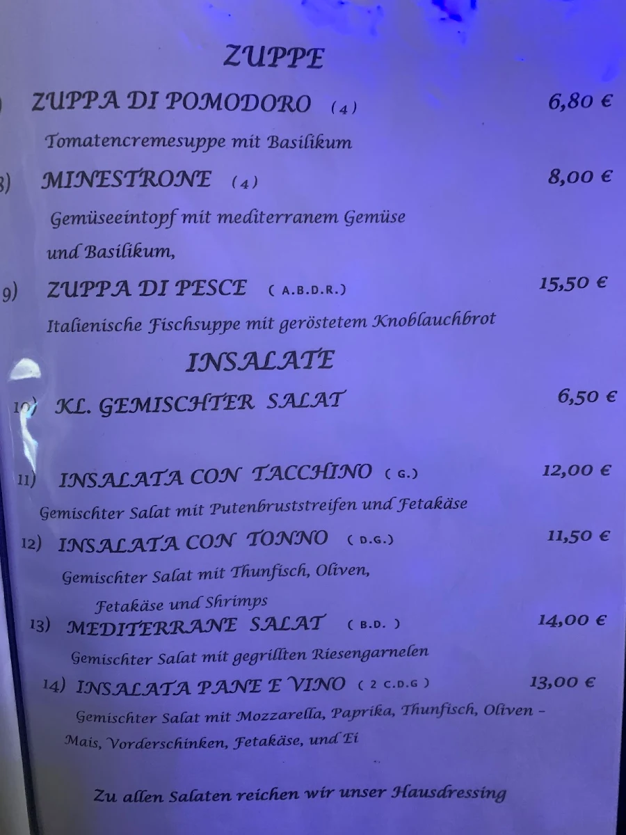 Speisekarte photo 1
