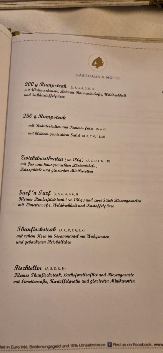 Speisekarte photo 1