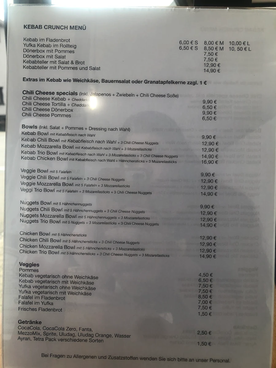 Speisekarte photo 2