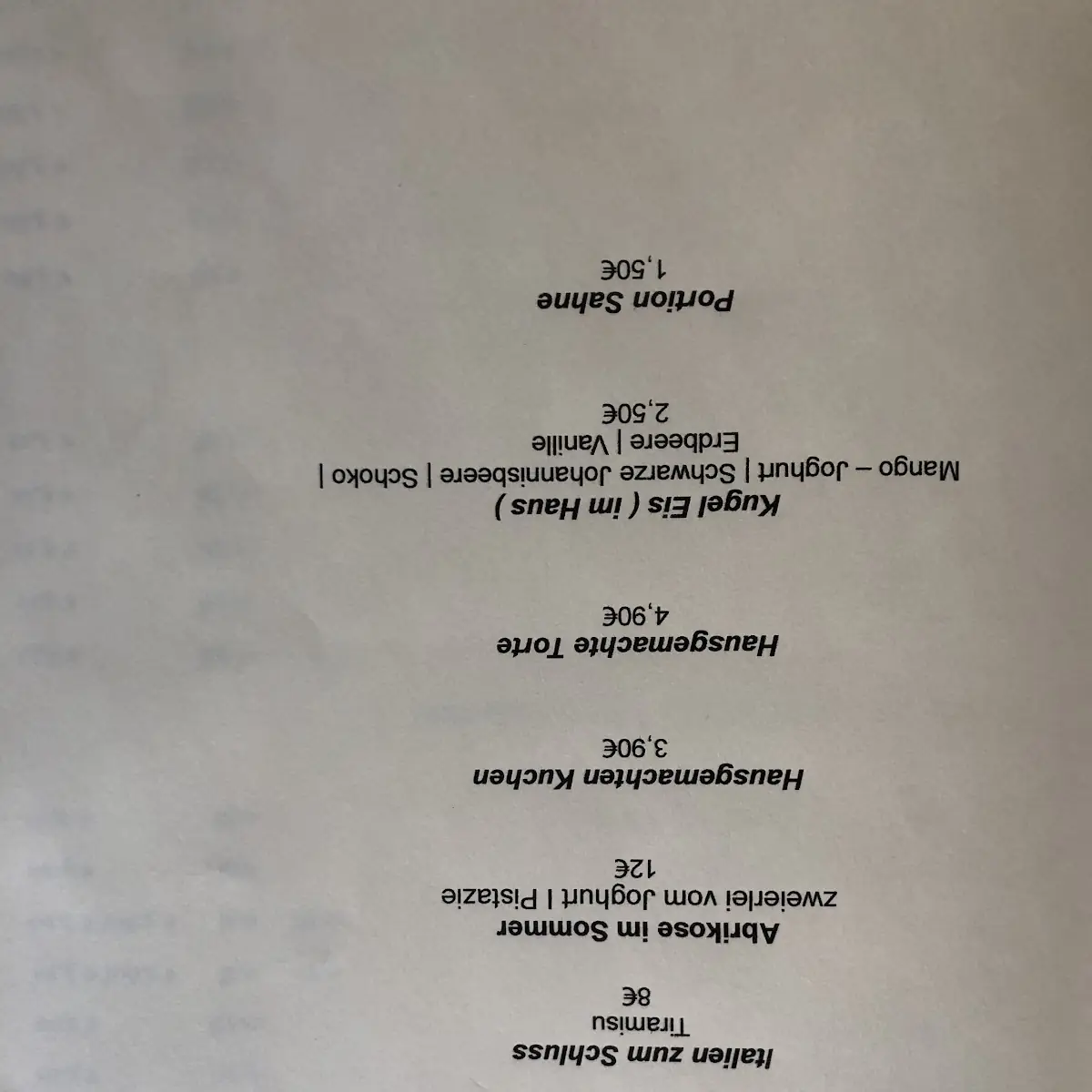 Speisekarte photo 8