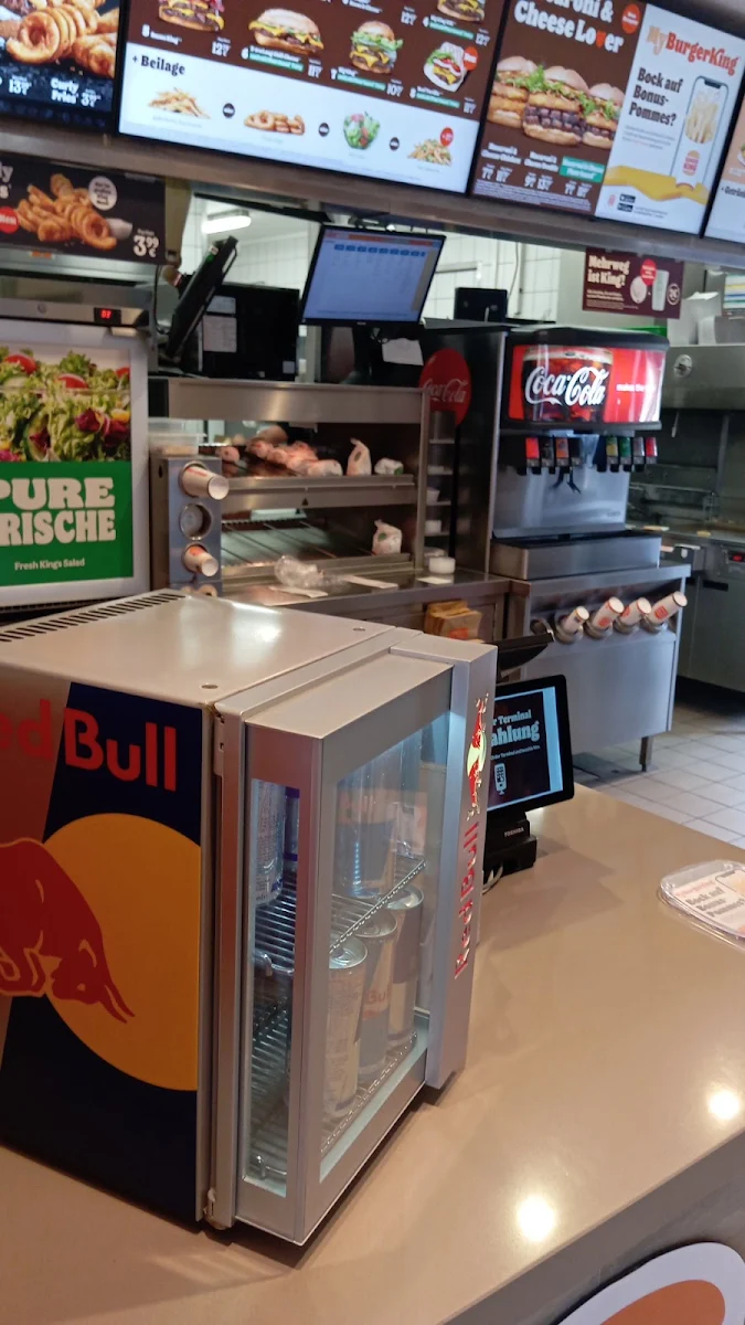 Speisekarte, Burger King