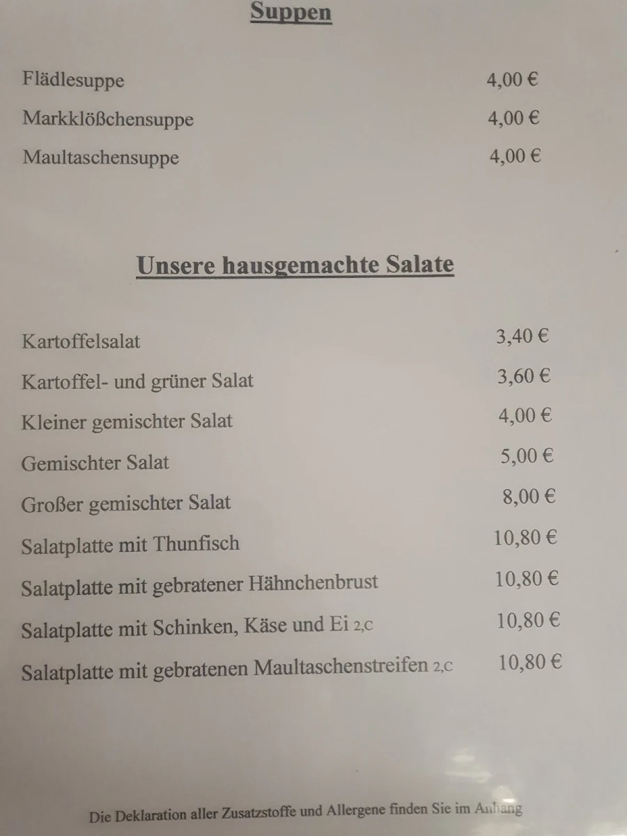 Speisekarte photo 3