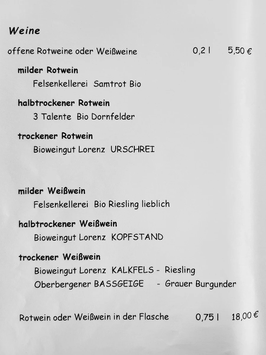 Speisekarte photo 3