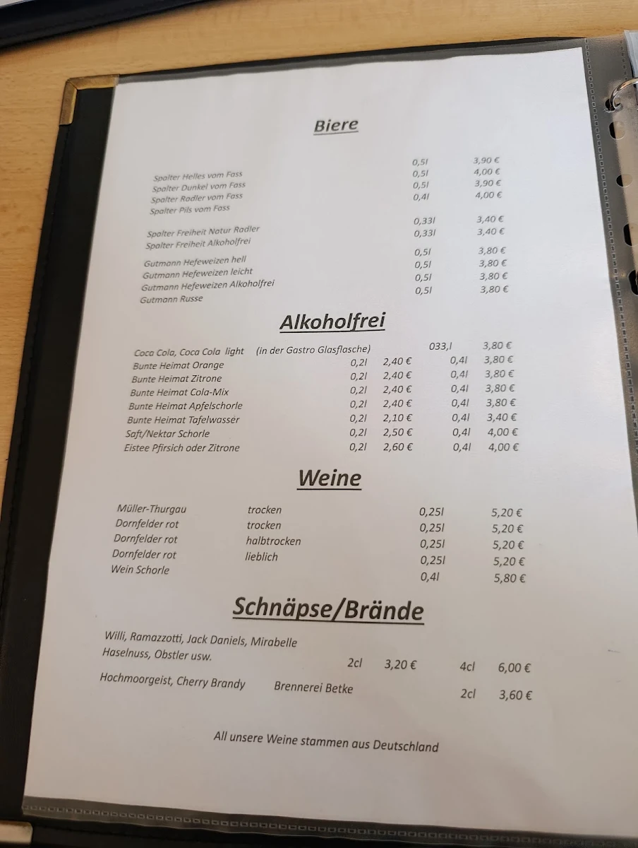 Speisekarte photo 3