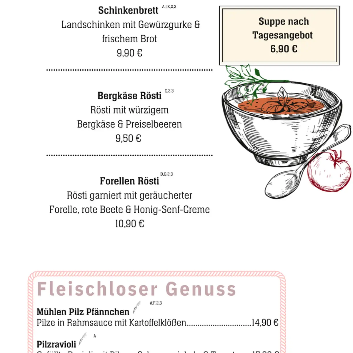 Speisekarte photo 4