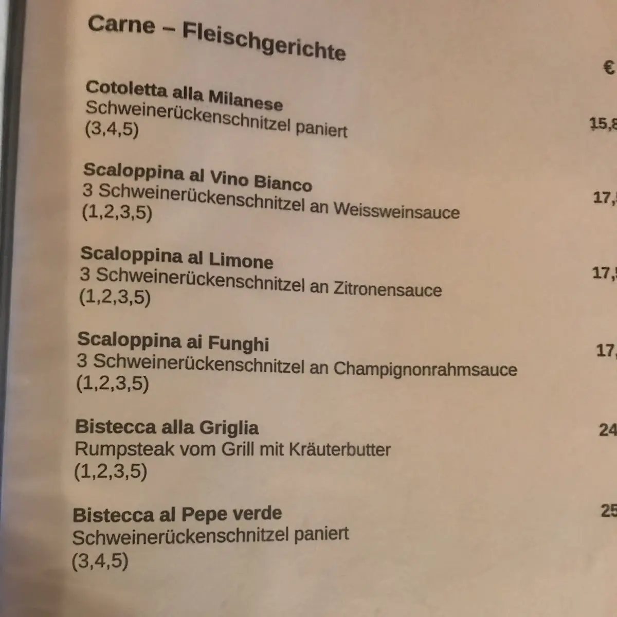 Speisekarte photo 2