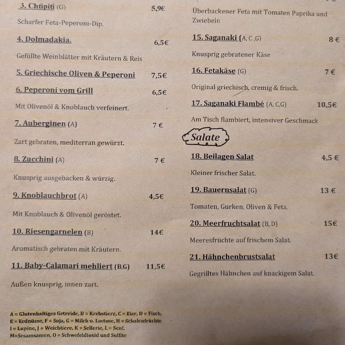 Speisekarte photo 4
