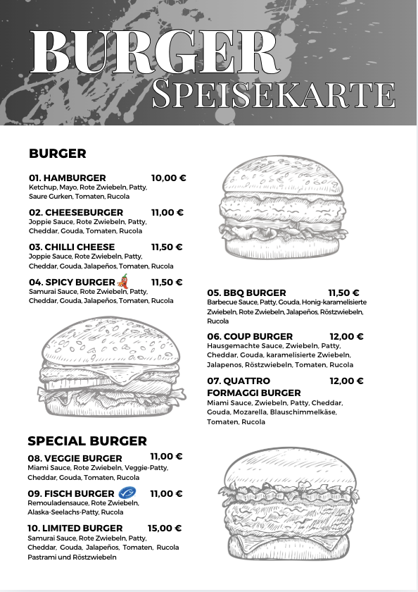 Speisekarte photo 1