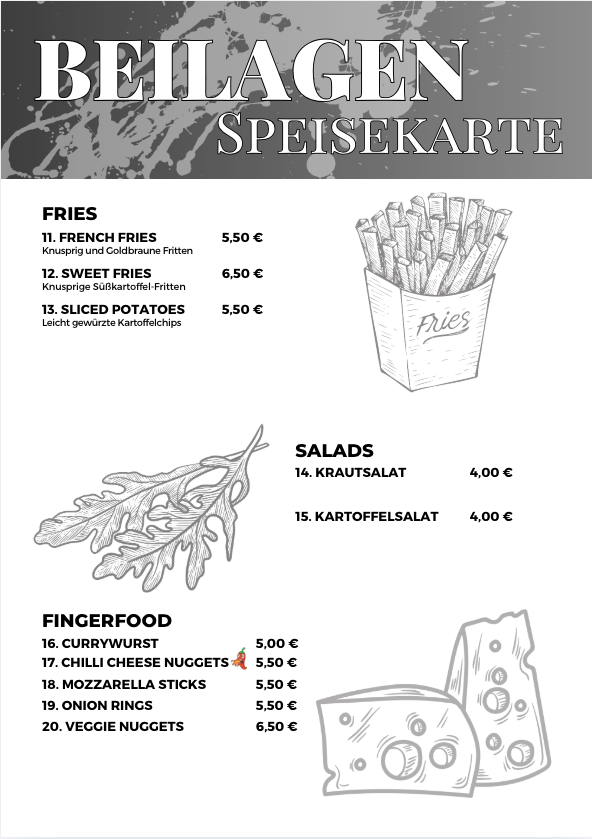 Speisekarte photo 2