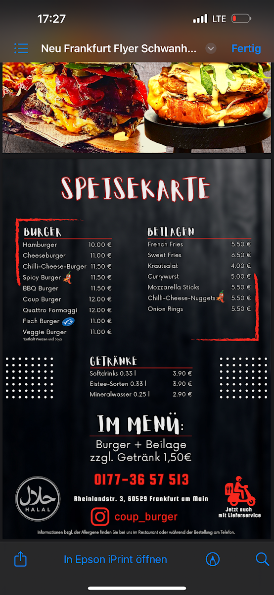 Speisekarte photo 3