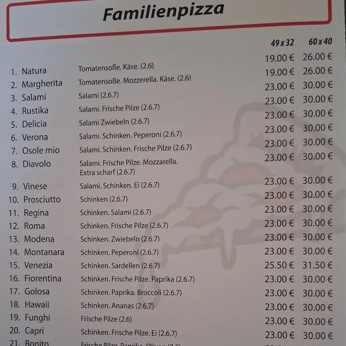 Speisekarte photo 1