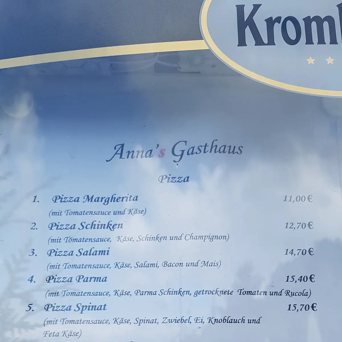 Speisekarte photo 3