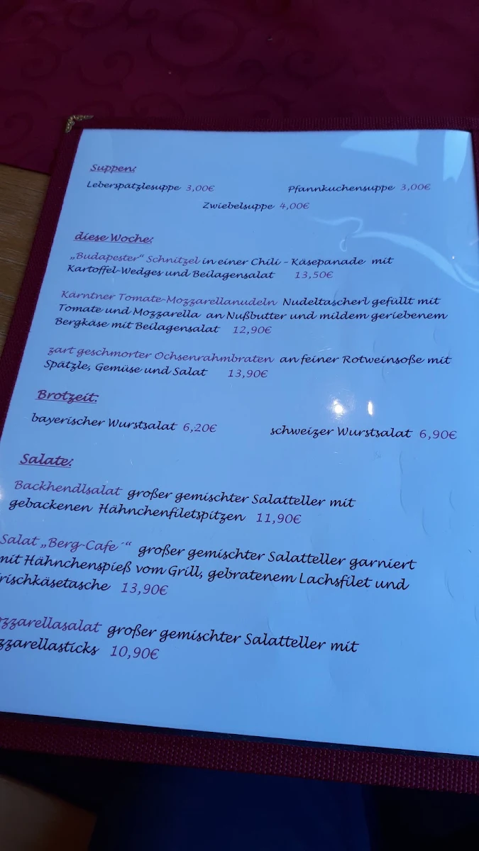 Speisekarte photo 1