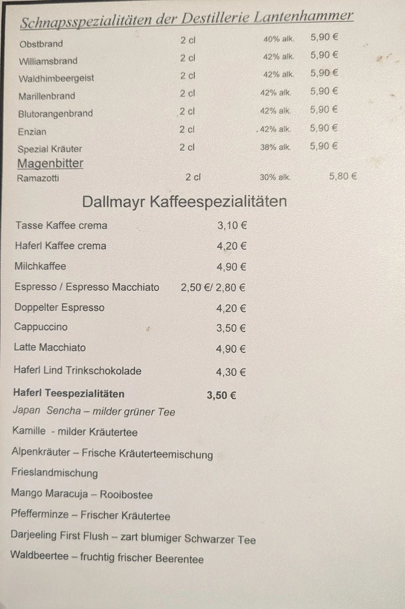 Speisekarte photo 3