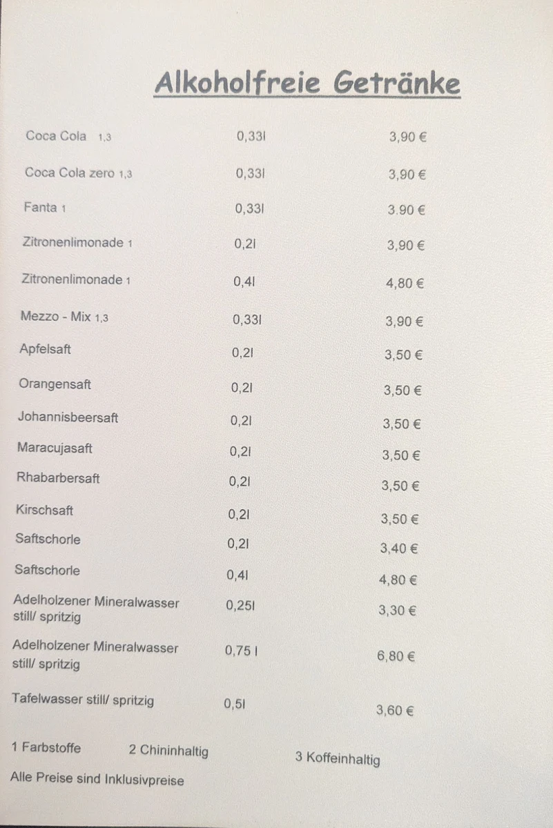 Speisekarte photo 5