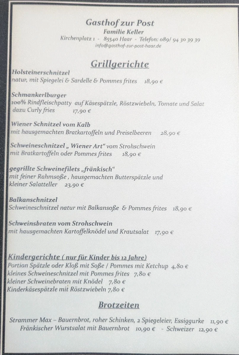 Speisekarte photo 6