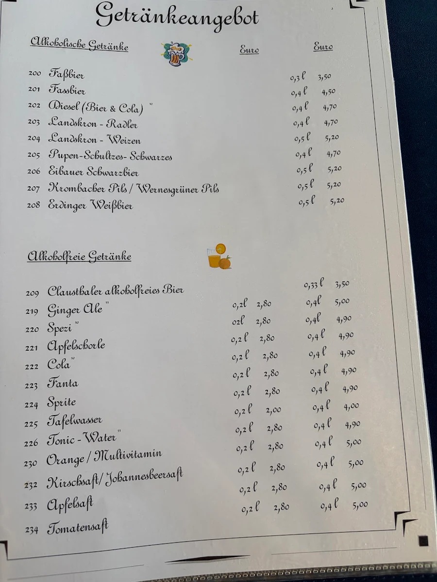 Speisekarte photo 1