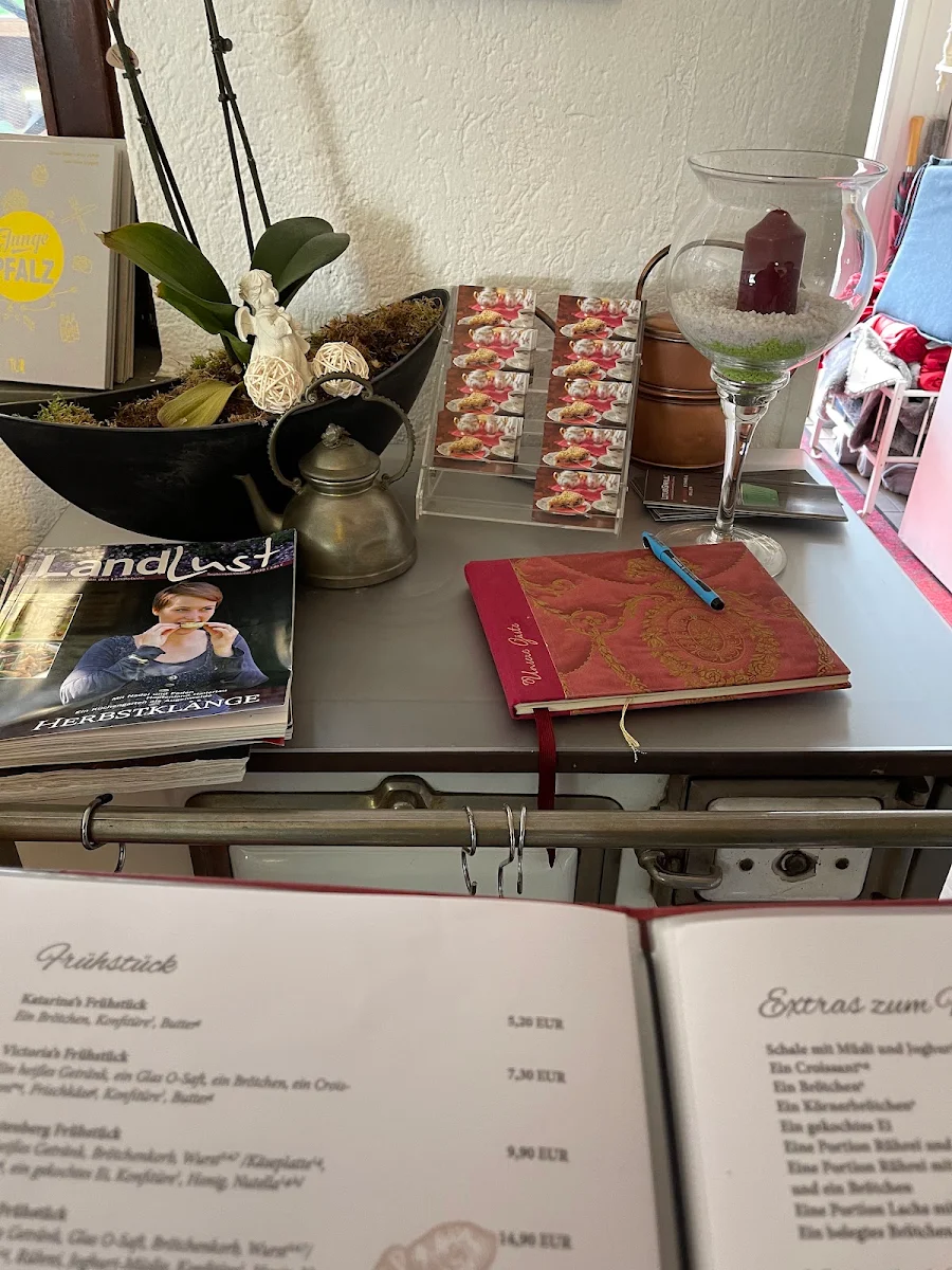 Speisekarte, Cafe Nostalgie